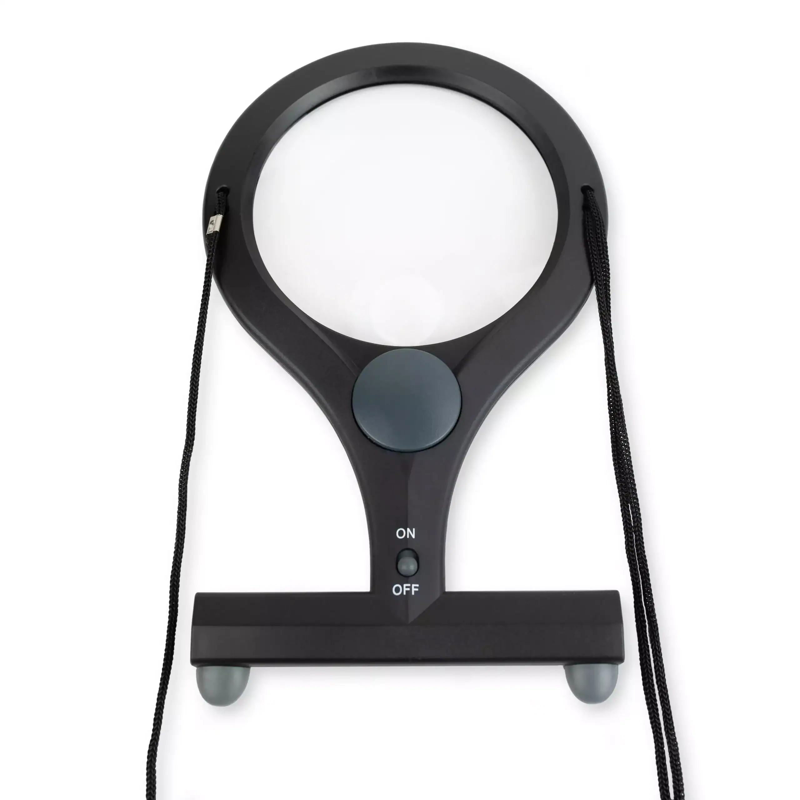 La Lupa manos libres Carson LC-15 Serie LumiCraft™ tiene LED, lente de 4,3" (2x + Spot 4x), botones "on"/"off", correa para cuello y es cómoda y portátil—ideal para ver con claridad sin usar las manos.